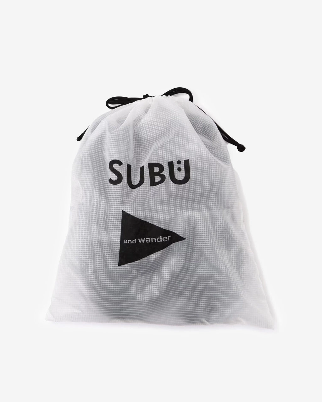 SUBU x and wander Reflective Rip Permanent Sandal Black