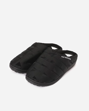 SUBU x and wander Triangle JQ Permanent Sandal Black