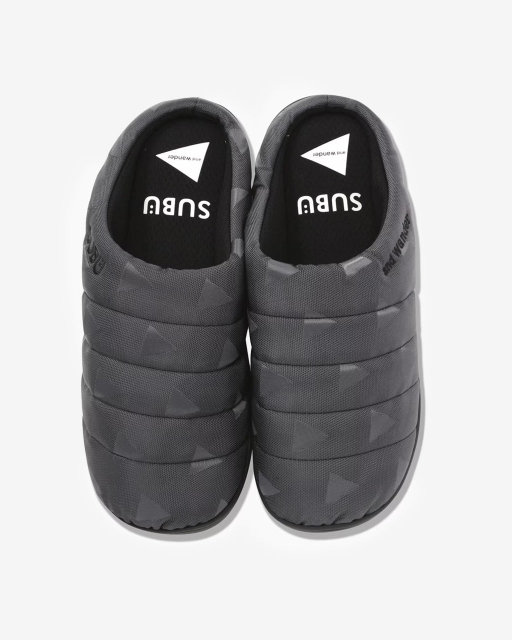 SUBU x and wander Triangle JQ Permanent Sandal Gray