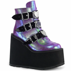 SWING-105  Purple Iridescent Vegan Leather