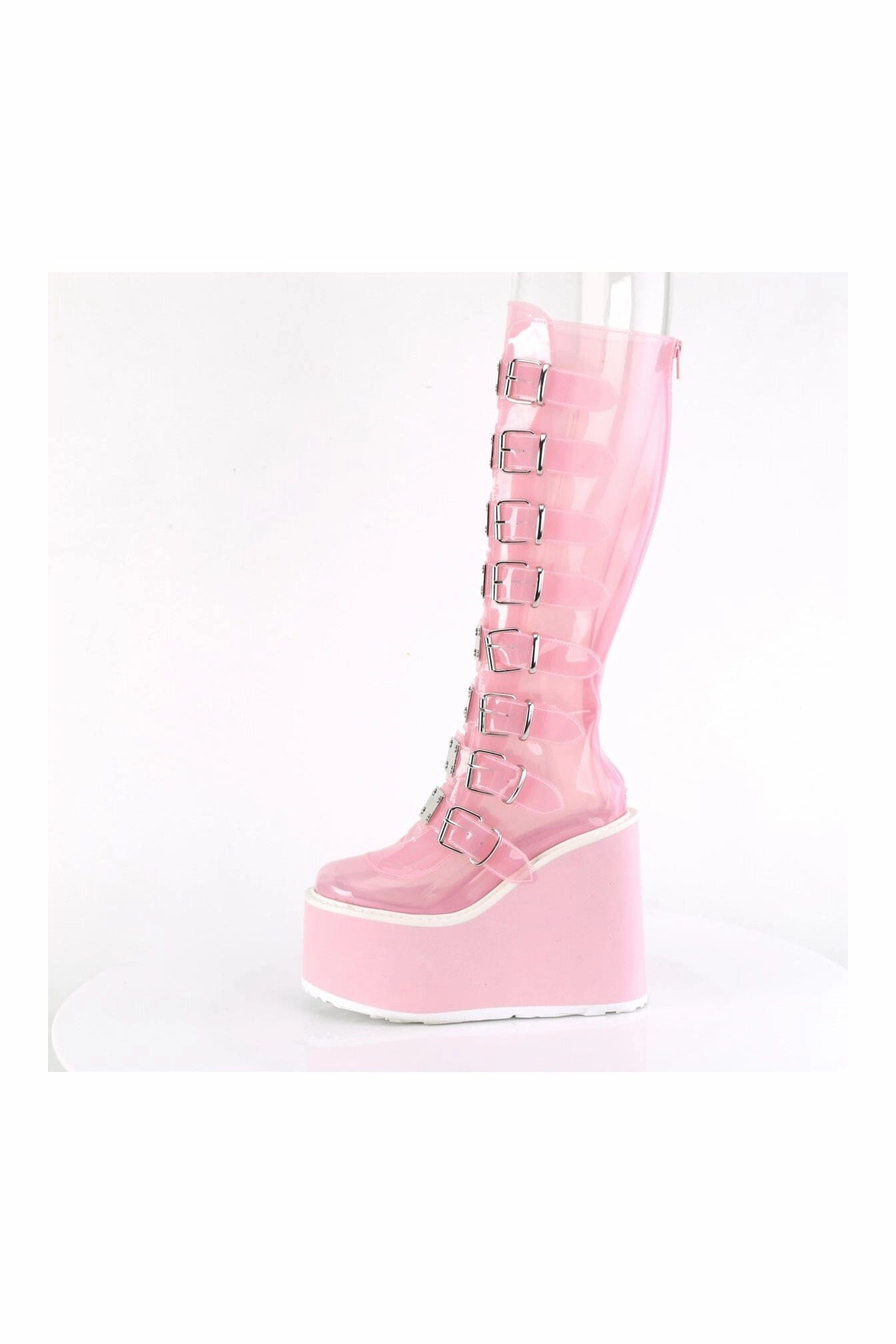 SWING-815C PInk Patent Knee Boot