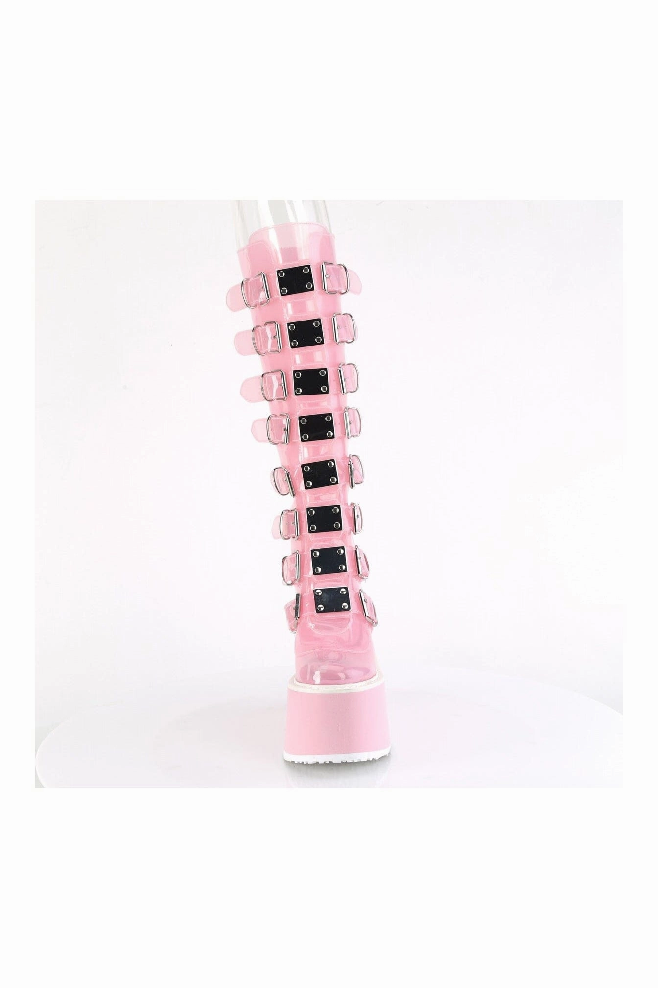 SWING-815C PInk Patent Knee Boot