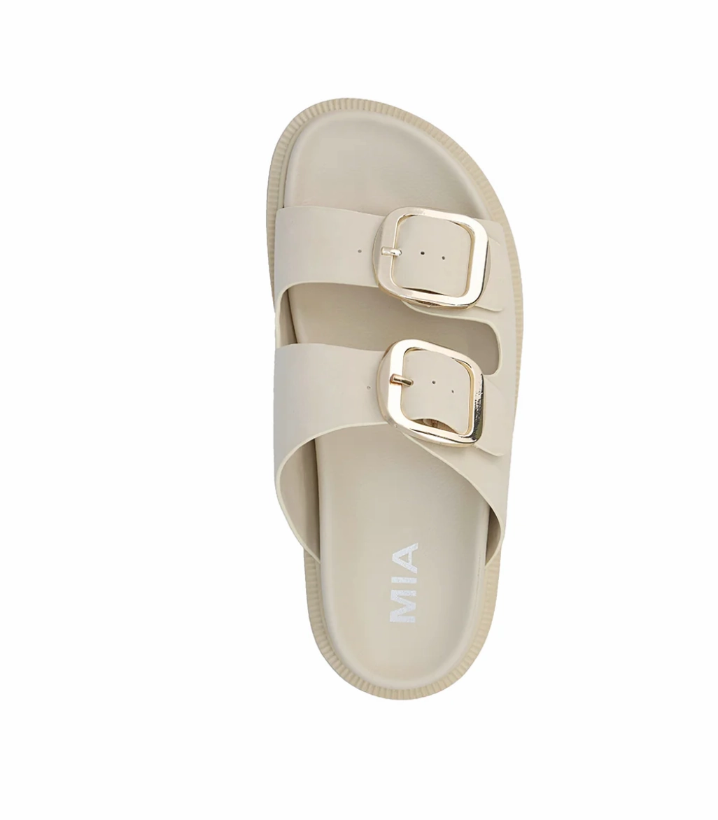The Gen Seashell Dual Buckle Sandal | MIA SHOES