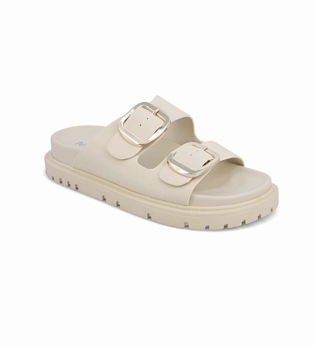 The Gen Seashell Dual Buckle Sandal | MIA SHOES