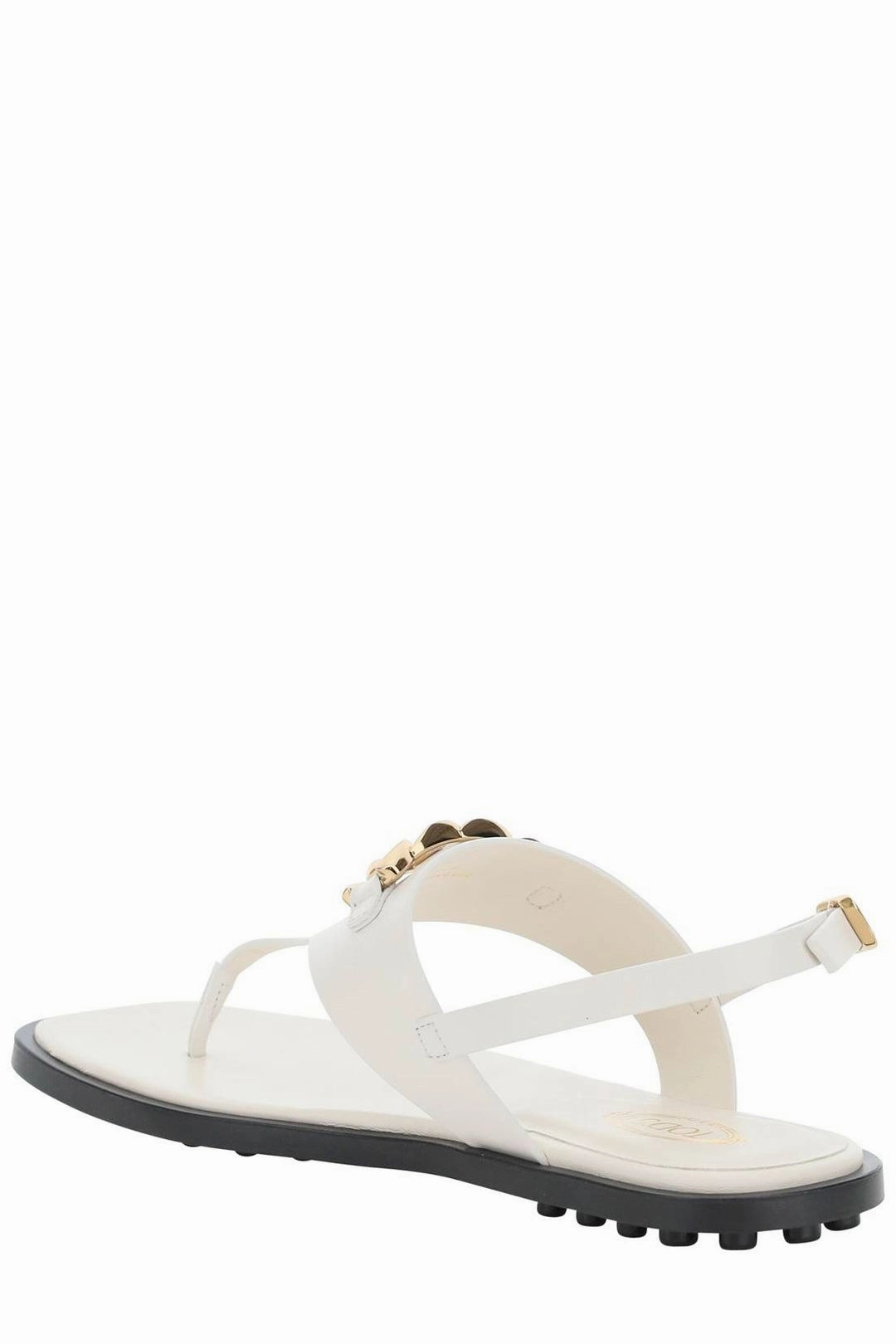 Tod's Chain Link Round Toe Sandals