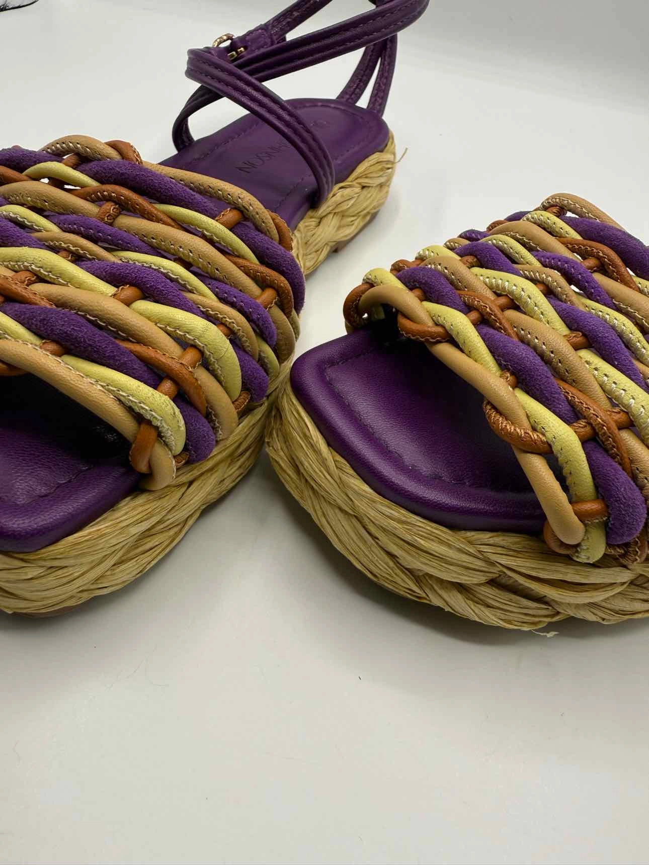 ULLA JOHNSON Purple Multi Size 39.5 Shoes