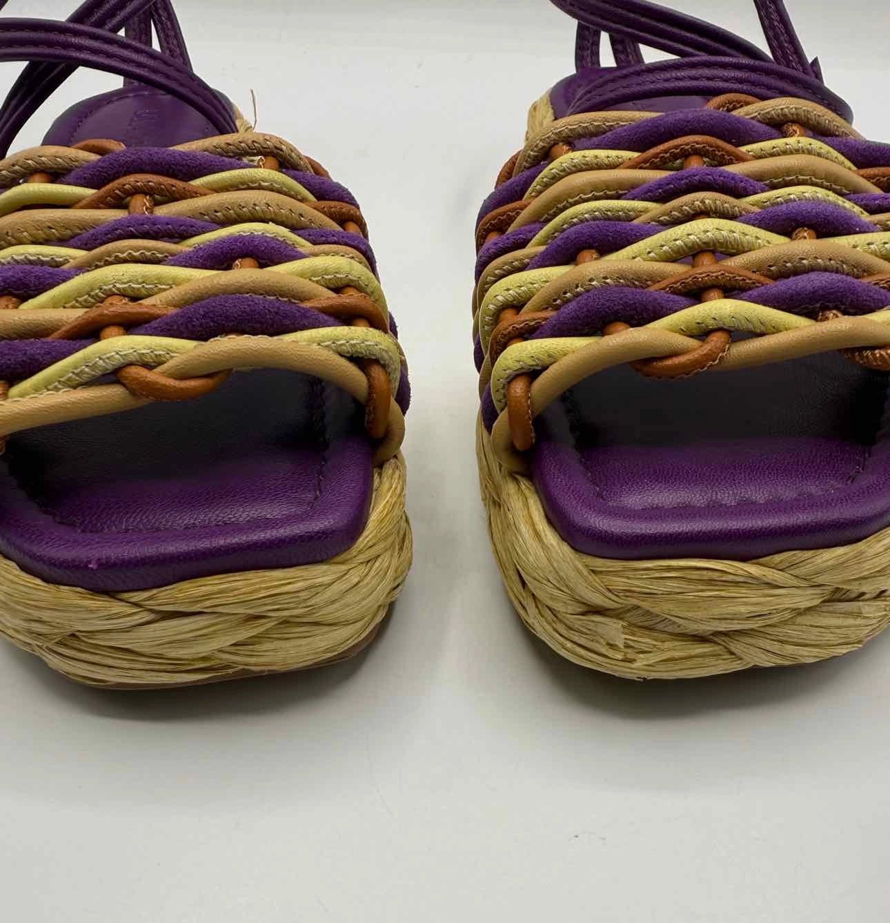 ULLA JOHNSON Purple Multi Size 39.5 Shoes