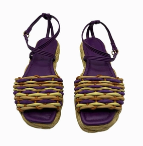 ULLA JOHNSON Purple Multi Size 39.5 Shoes