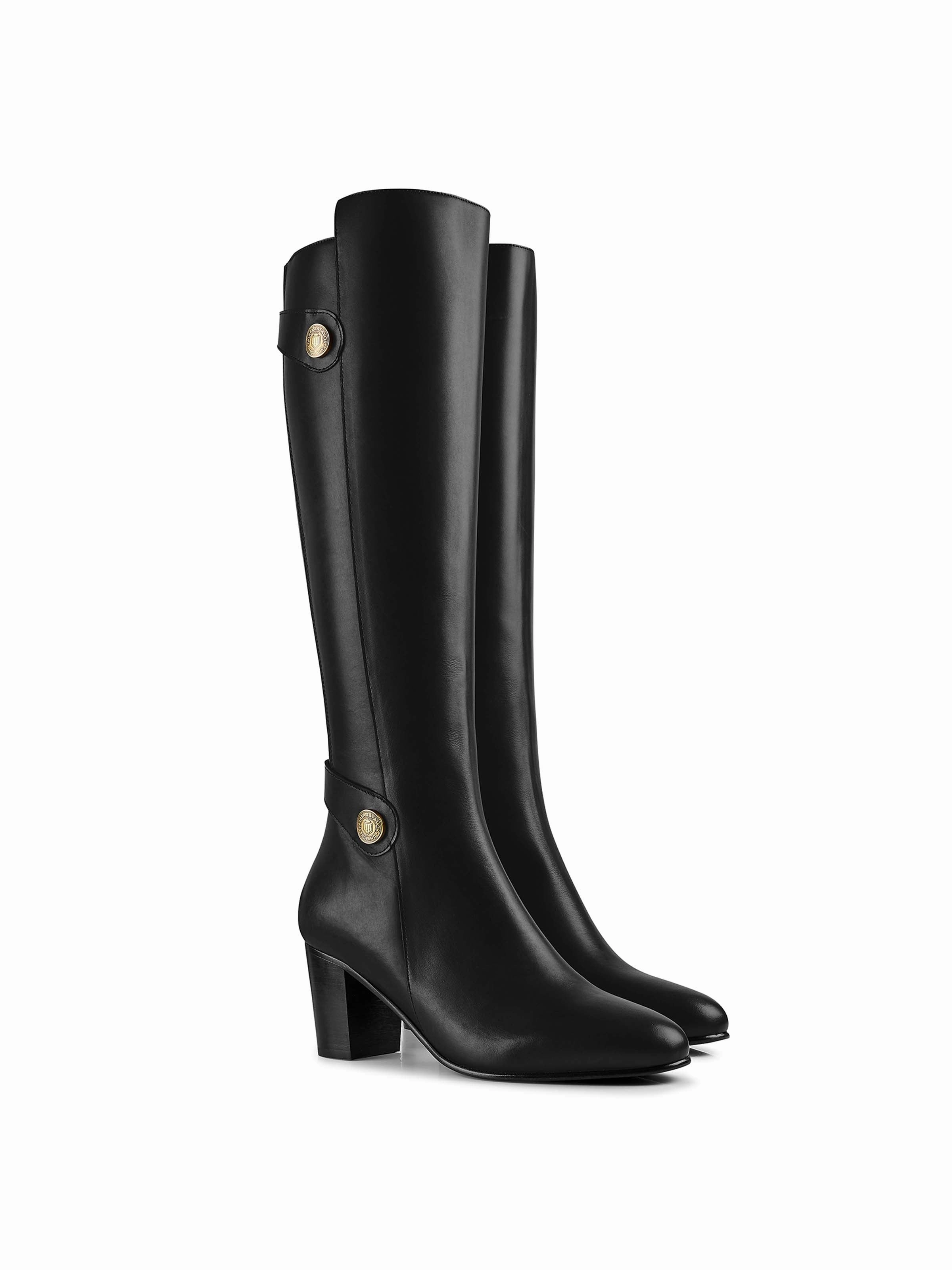 Upton - Black Leather