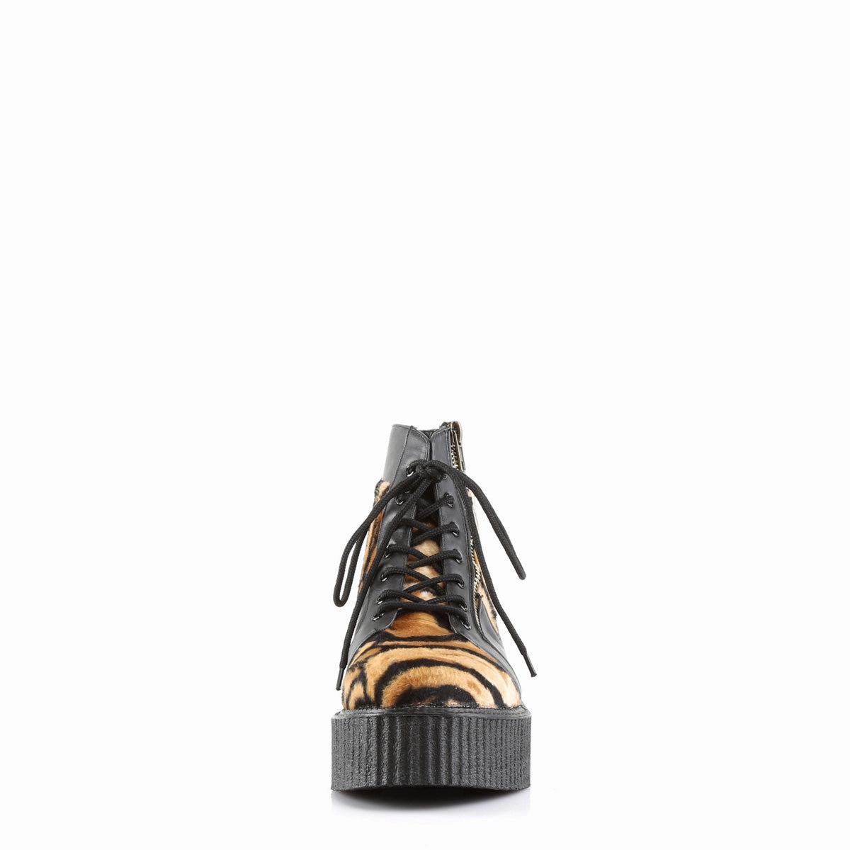 V-CREEPER-571  Black Vegan Leather