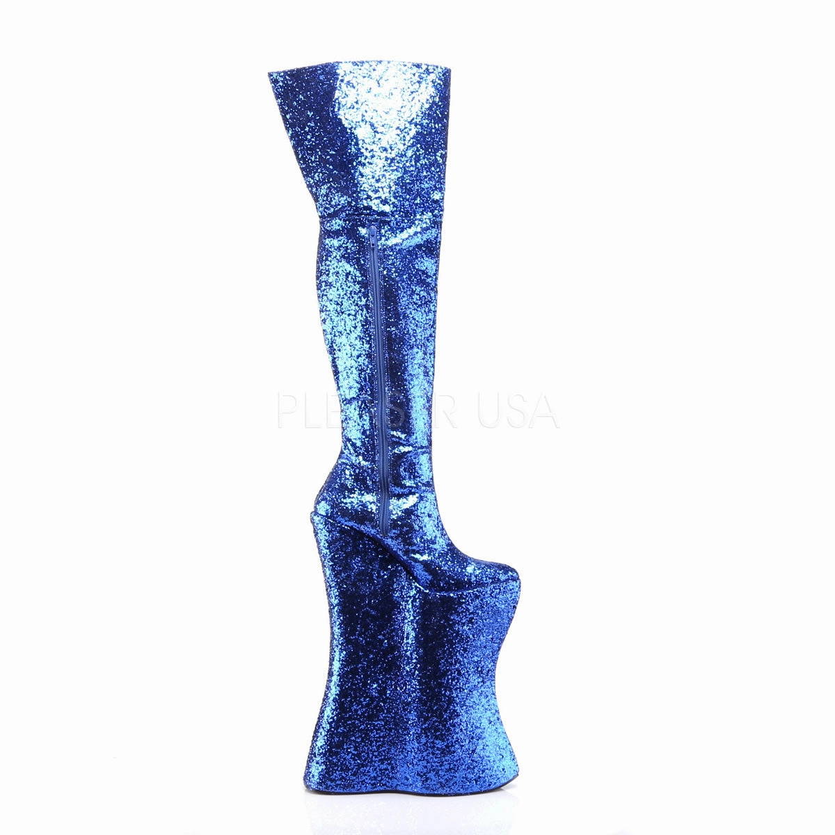 VIVACIOUS-3016  Royal Blue-Silver Glitter
