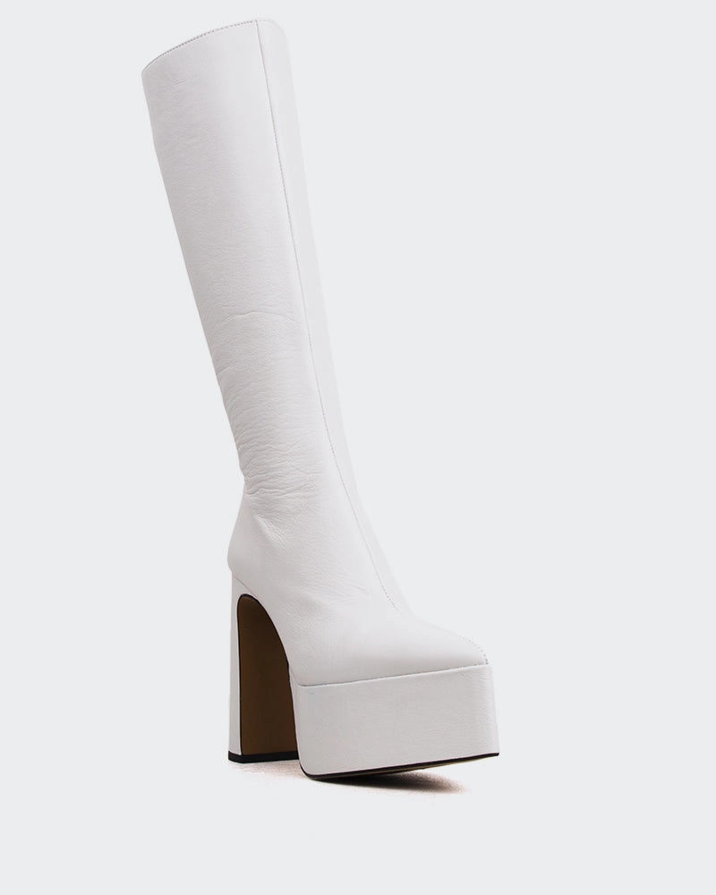 Yaroslav White Leather