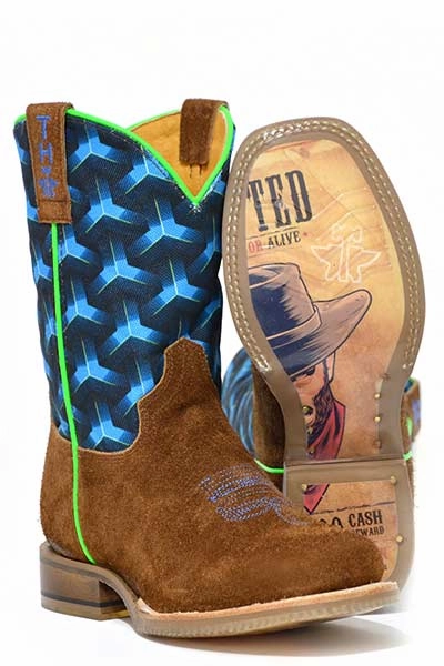 Youth's Tin Haul Kaleidoscope Western Boot #14-119-0101-5014