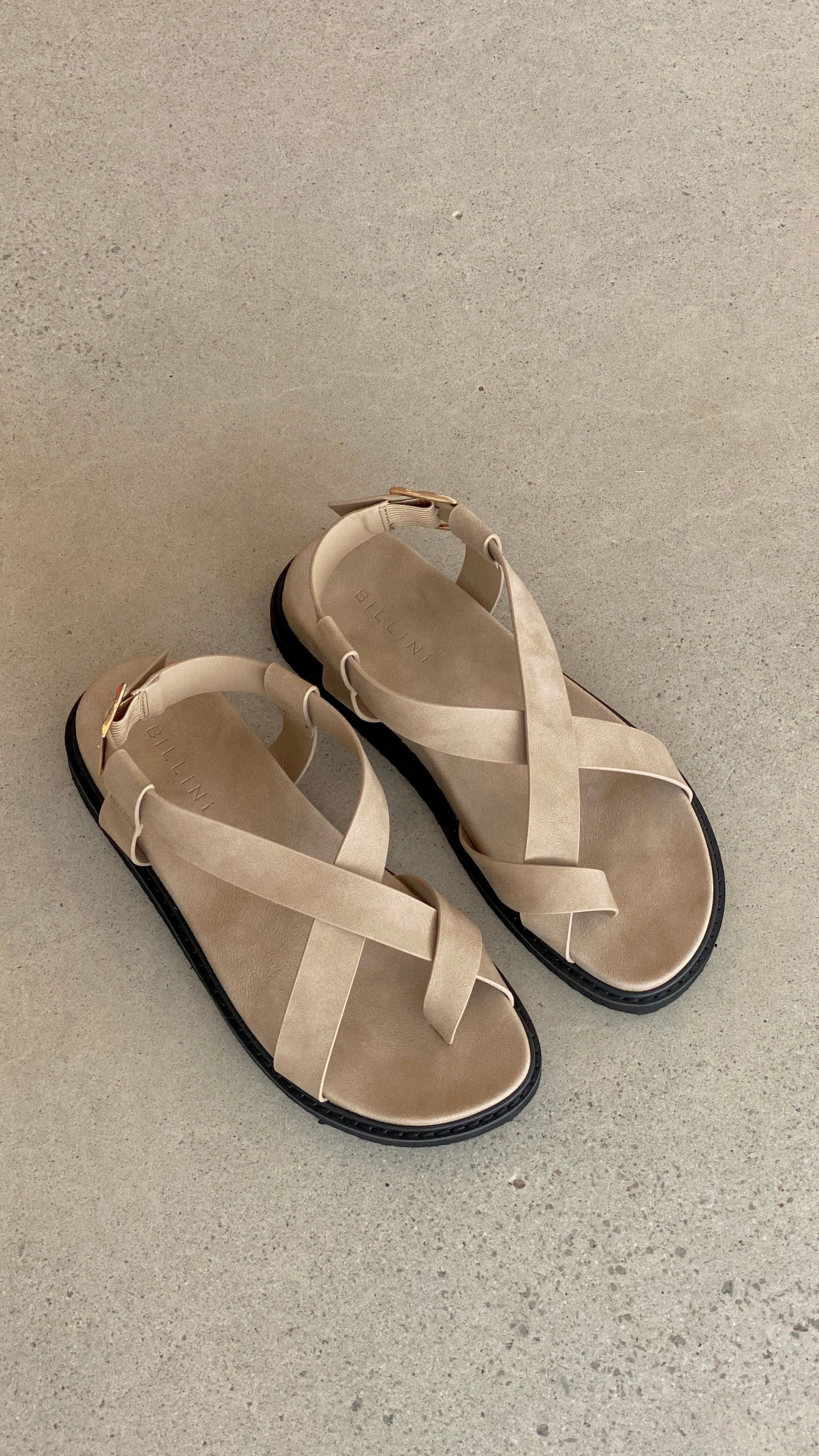 Zarai Slide - Taupe Nubuck